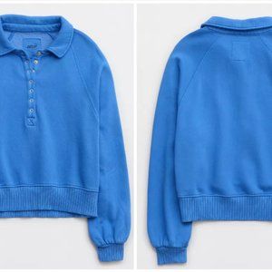 Aerie Quarter Snap Sweatshirt